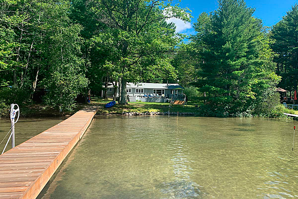 Cottage From Dock