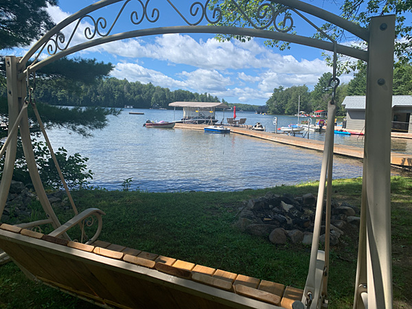 cottage lake view